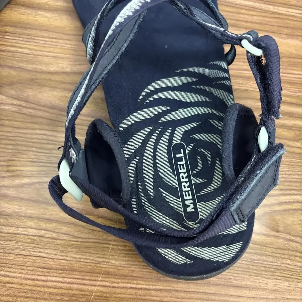Merrell Terran 3 Cush Lattice Strappy Sandal Navy Size 12